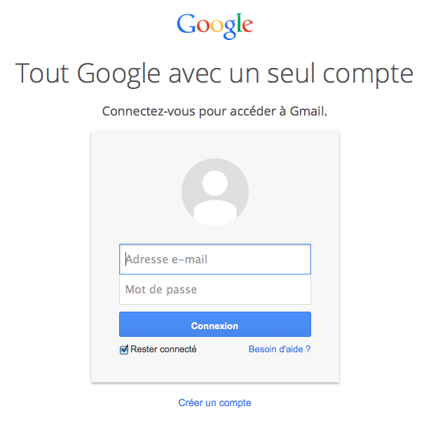 Google login